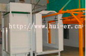 Furniture spraying production line