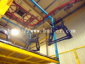 Auto parts spraying production line