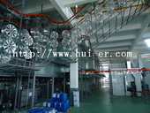 Automobile wheel hub coating production line