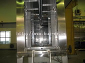 Spray type pretreatment equipment for mechanical parts