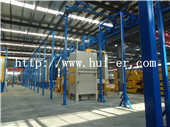 Coating production line for large automobile component product